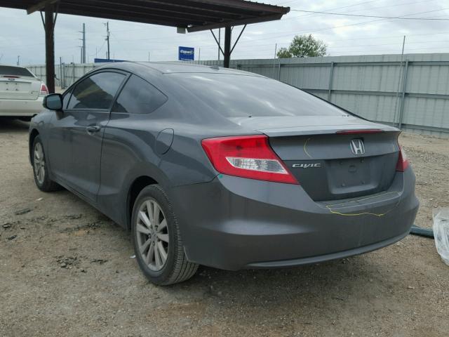2HGFG3B87CH506856 - 2012 HONDA CIVIC EX CHARCOAL photo 3