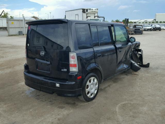 JTLKT324950176865 - 2005 TOYOTA SCION XB შავი ფოტო 4
