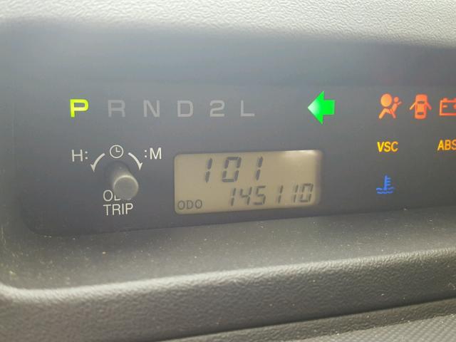 JTLKT324950176865 - 2005 TOYOTA SCION XB შავი ფოტო 8