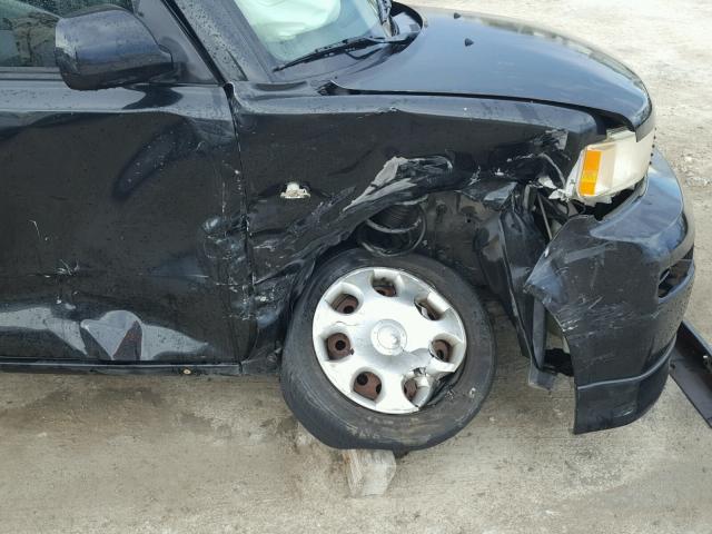 JTLKT324950176865 - 2005 TOYOTA SCION XB შავი ფოტო 9