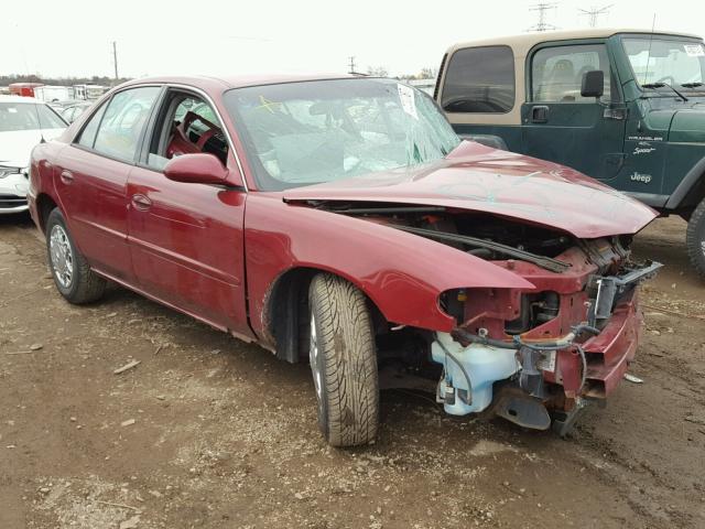 2G4WS52J241240843 - 2004 BUICK CENTURY CU BURGUNDY photo 1