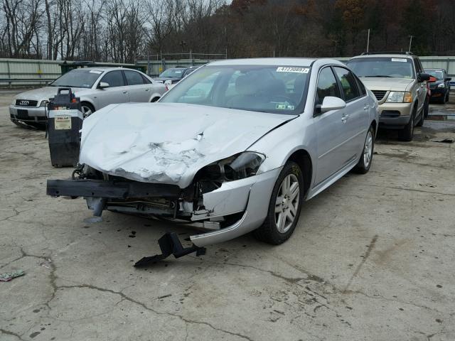 2G1WG5E34C1296809 - 2012 CHEVROLET IMPALA LT SILVER photo 2