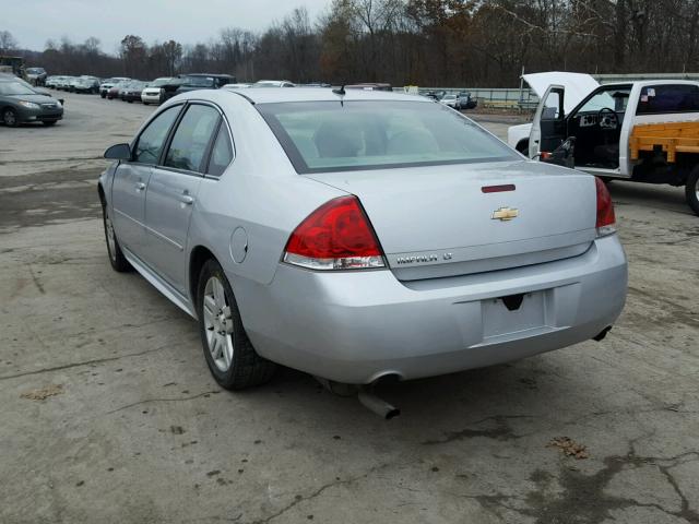 2G1WG5E34C1296809 - 2012 CHEVROLET IMPALA LT SILVER photo 3