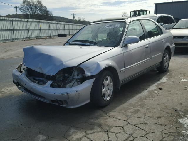 1HGEJ8644XL017616 - 1999 HONDA CIVIC EX ვერცხლისფერი ფოტო 2