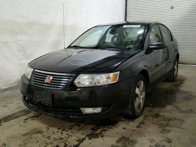 1G8AL55B97Z111066 - 2007 SATURN ION LEVEL BLACK photo 2