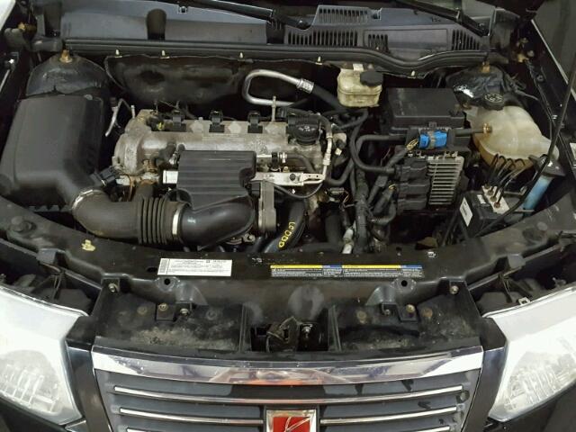 1G8AL55B97Z111066 - 2007 SATURN ION LEVEL BLACK photo 7