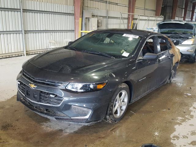 1G1ZC5STXHF262032 - 2017 CHEVROLET MALIBU LS Boz foto 2