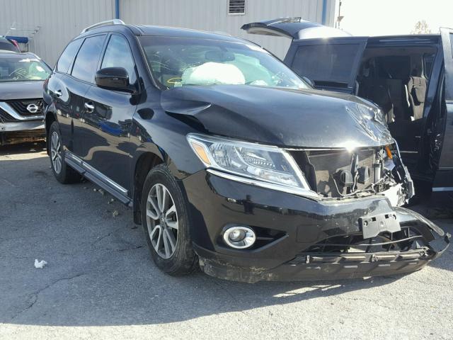 5N1AR2MM5DC670419 - 2013 NISSAN PATHFINDER BLACK photo 1