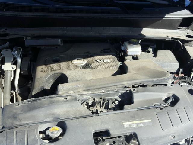 5N1AR2MM5DC670419 - 2013 NISSAN PATHFINDER BLACK photo 7