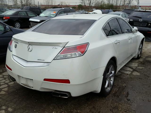 19UUA96599A003395 - 2009 ACURA TL WHITE photo 4