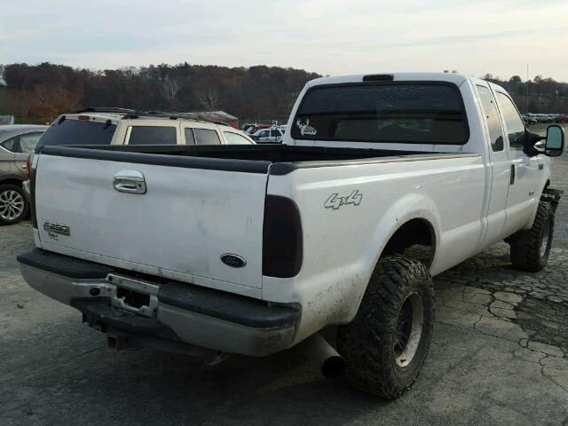 1FTSX21P75EB23008 - 2005 FORD F250 SUPER WHITE photo 4