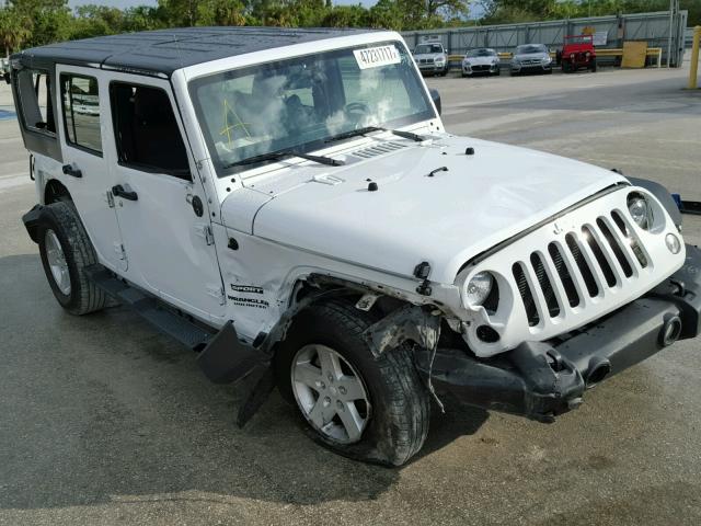 1C4BJWDG5HL574961 - 2017 JEEP WRANGLER U WHITE photo 3