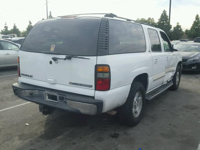 1GNEC16Z65J152897 - 2005 CHEVROLET SUBURBAN C WHITE photo 4