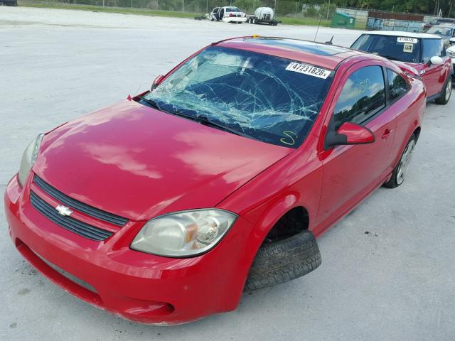 1G1AF1F51A7197709 - 2010 CHEVROLET COBALT 2LT RED photo 2