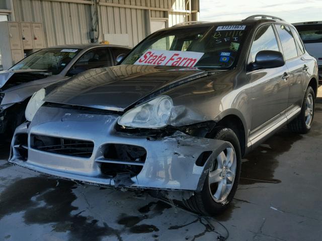 WP1AB29P44LA71585 - 2004 PORSCHE CAYENNE S GRAY photo 2