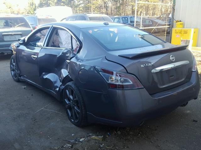 1N4AA5AP3DC844117 - 2013 NISSAN MAXIMA S GRAY photo 3