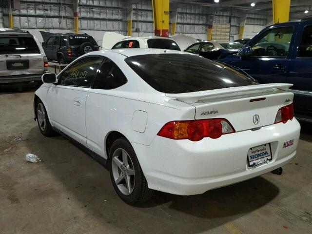 JH4DC54883C008953 - 2003 ACURA RSX WHITE photo 3