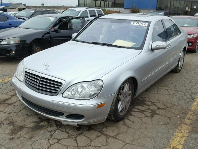 WDBNG75J43A316638 - 2003 MERCEDES-BENZ S 500 SILVER photo 2