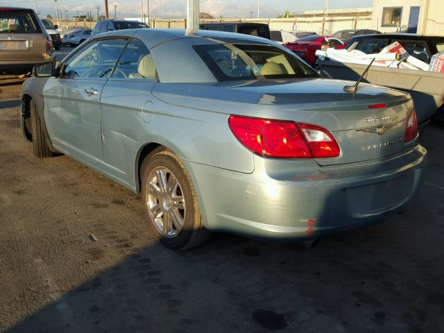 1C3LC65V19N506758 - 2009 CHRYSLER SEBRING LI BLUE photo 3