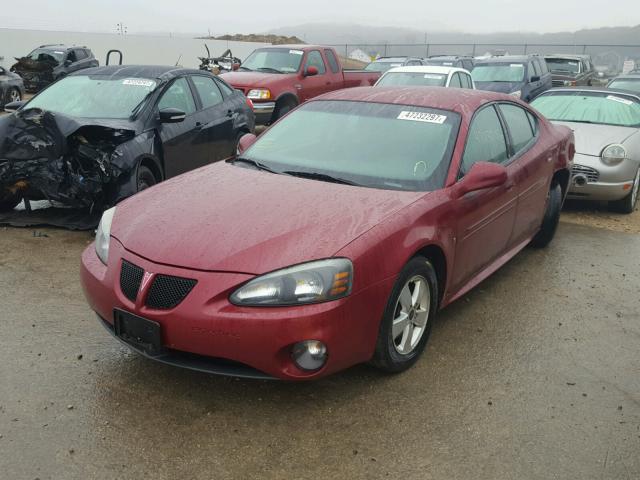 2G2WP552161184539 - 2006 PONTIAC GRAND PRIX BURGUNDY photo 2