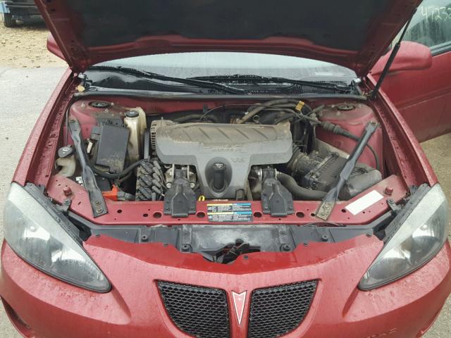 2G2WP552161184539 - 2006 PONTIAC GRAND PRIX BURGUNDY photo 7