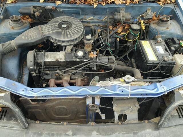 JG1MS2164KK733632 - 1989 GEO METRO BLUE photo 7