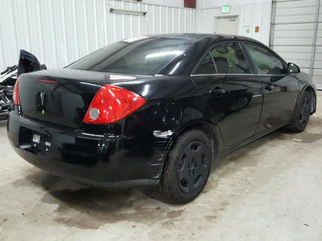 1G2ZF57BX84189873 - 2008 PONTIAC G6 VALUE L BLACK photo 4