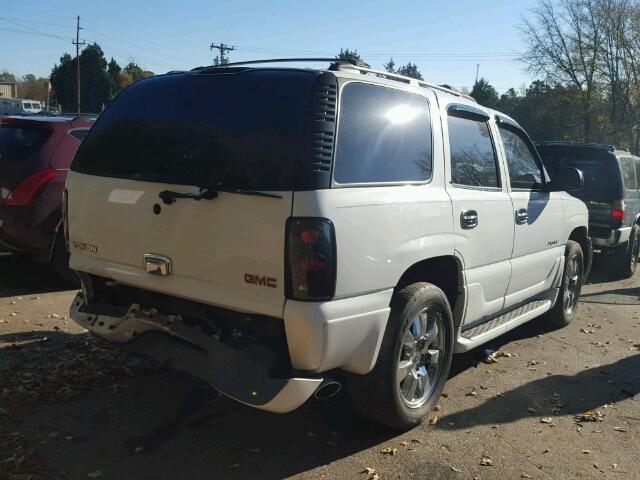 1GKEK63UX4J270682 - 2004 GMC YUKON DENA WHITE photo 4