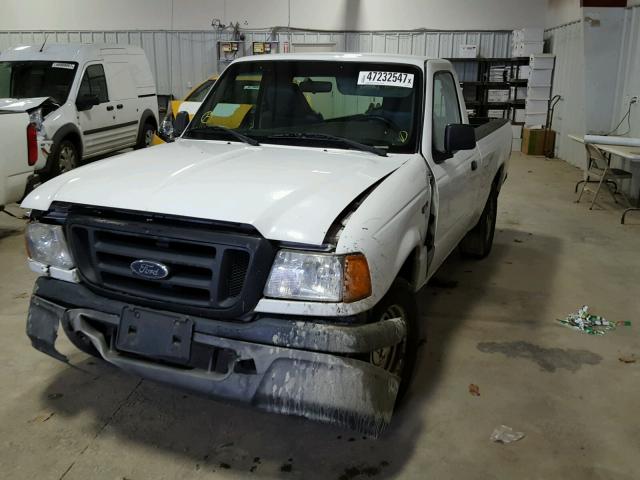 1FTYR10D64PB32744 - 2004 FORD RANGER WHITE photo 2