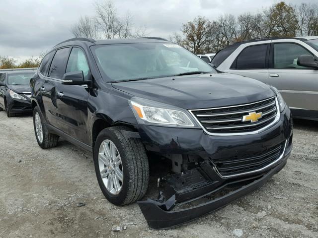 1GNKRGKDXDJ128941 - 2013 CHEVROLET TRAVERSE L BLACK photo 1