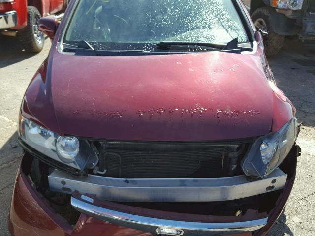 1HGFA165X6L023861 - 2006 HONDA CIVIC LX RED photo 7