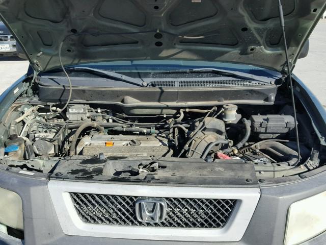 5J6YH28594L014839 - 2004 HONDA ELEMENT EX GREEN photo 7