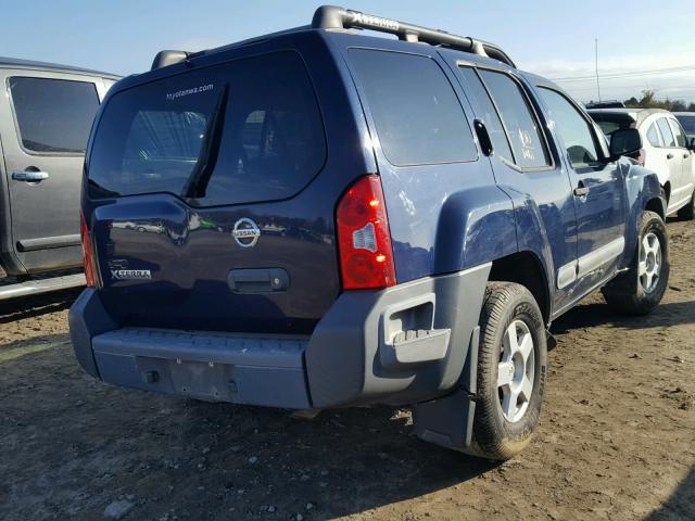 5N1AN08U86C539370 - 2006 NISSAN XTERRA OFF BLUE photo 4