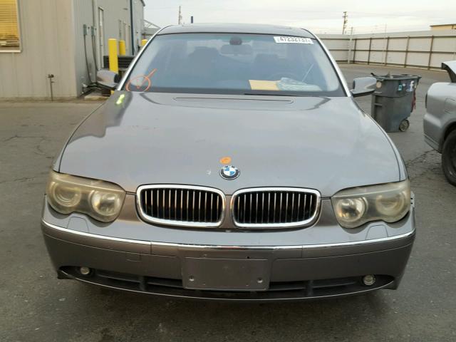 WBAGN634X2DR08000 - 2002 BMW 745 LI CHARCOAL photo 9