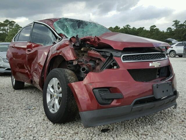 2CNALBEW6A6382219 - 2010 CHEVROLET EQUINOX LS BURGUNDY photo 1