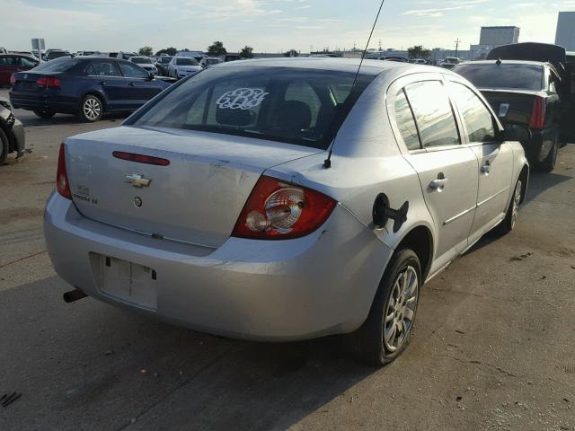 1G1AT58H997290013 - 2009 CHEVROLET COBALT LT SILVER photo 4