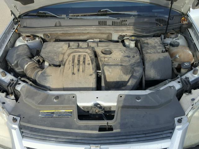 1G1AT58H997290013 - 2009 CHEVROLET COBALT LT SILVER photo 7