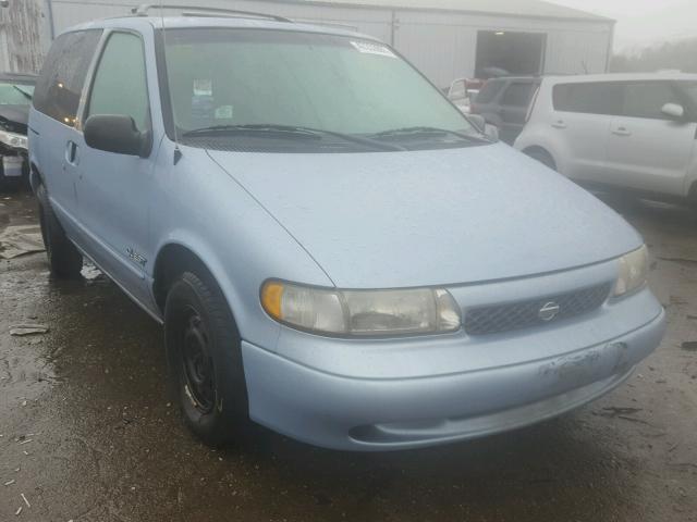 4N2ZN1113WD808380 - 1998 NISSAN QUEST XE BLUE photo 1