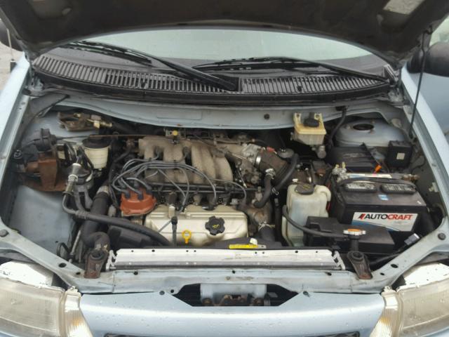 4N2ZN1113WD808380 - 1998 NISSAN QUEST XE BLUE photo 7