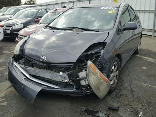 JTDKB20U873250399 - 2007 TOYOTA PRIUS GRAY photo 2