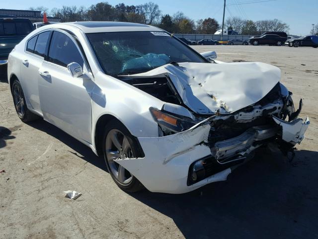 19UUA8F72EA004684 - 2014 ACURA TL ADVANCE WHITE photo 1