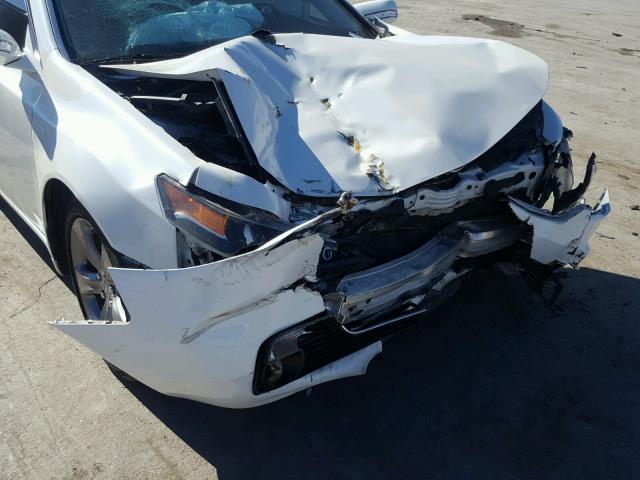 19UUA8F72EA004684 - 2014 ACURA TL ADVANCE WHITE photo 9