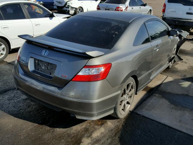 2HGFG21506H704510 - 2006 HONDA CIVIC SI TAN photo 4