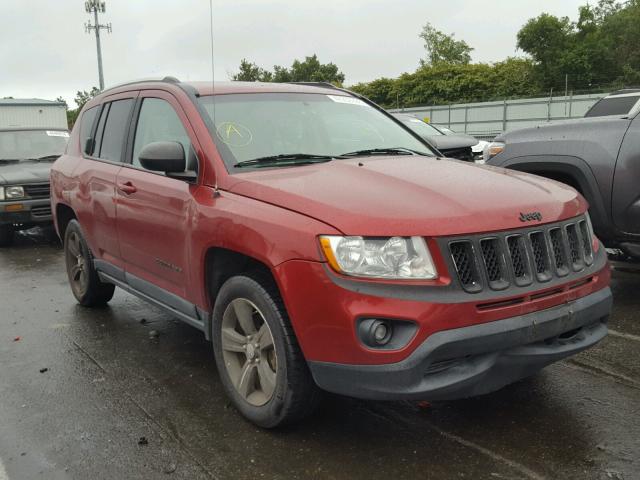 1J4NT1FA2BD170739 - 2011 JEEP COMPASS SP 勃艮第红 照片 1