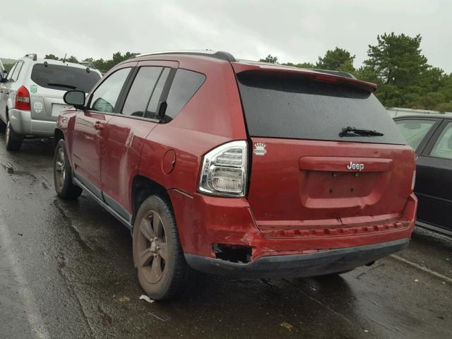 1J4NT1FA2BD170739 - 2011 JEEP COMPASS SP 勃艮第红 照片 3