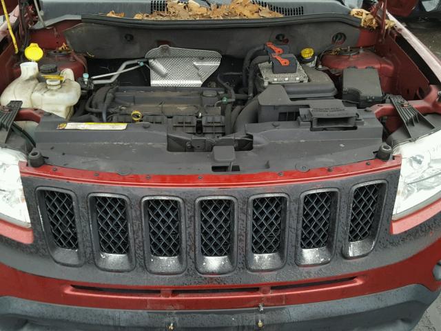 1J4NT1FA2BD170739 - 2011 JEEP COMPASS SP 勃艮第红 照片 7
