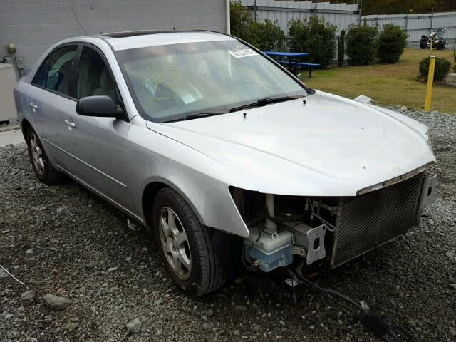 5NPEU46F07H163662 - 2007 HYUNDAI SONATA SE SILVER photo 1