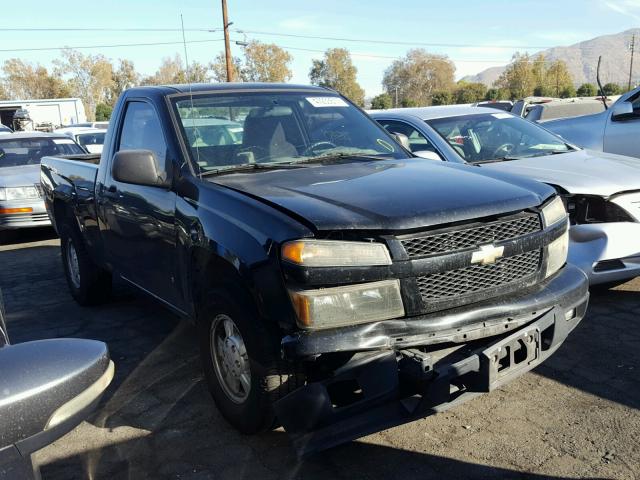 1GCCS149178139202 - 2007 CHEVROLET COLORADO BLACK photo 1