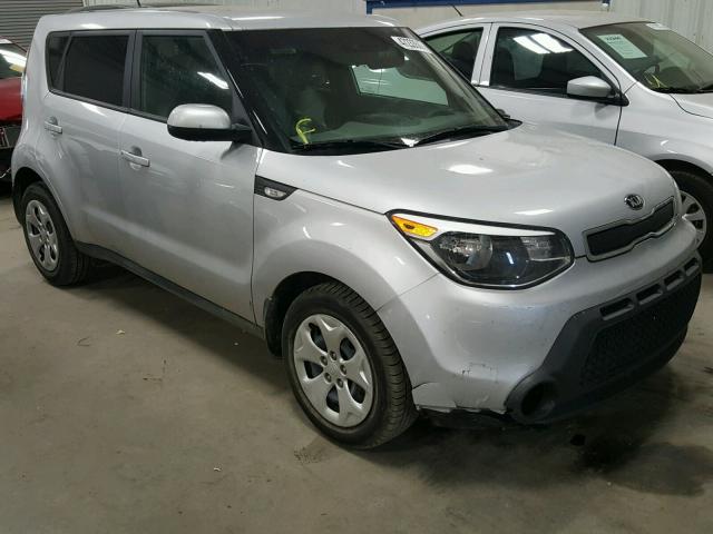 KNDJN2A23E7739153 - 2014 KIA SOUL SILVER photo 1