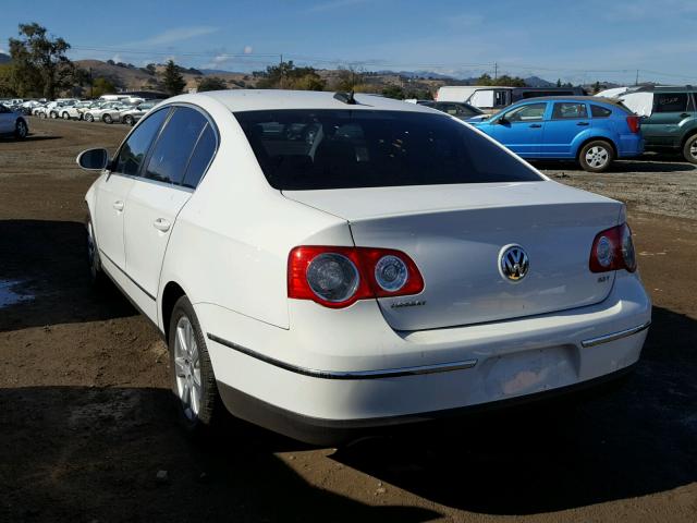 WVWAK93C06P209652 - 2006 VOLKSWAGEN PASSAT 2.0 WHITE photo 3